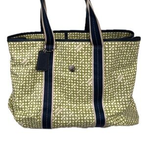 XL VTG Coach Op Art Duffle Bag